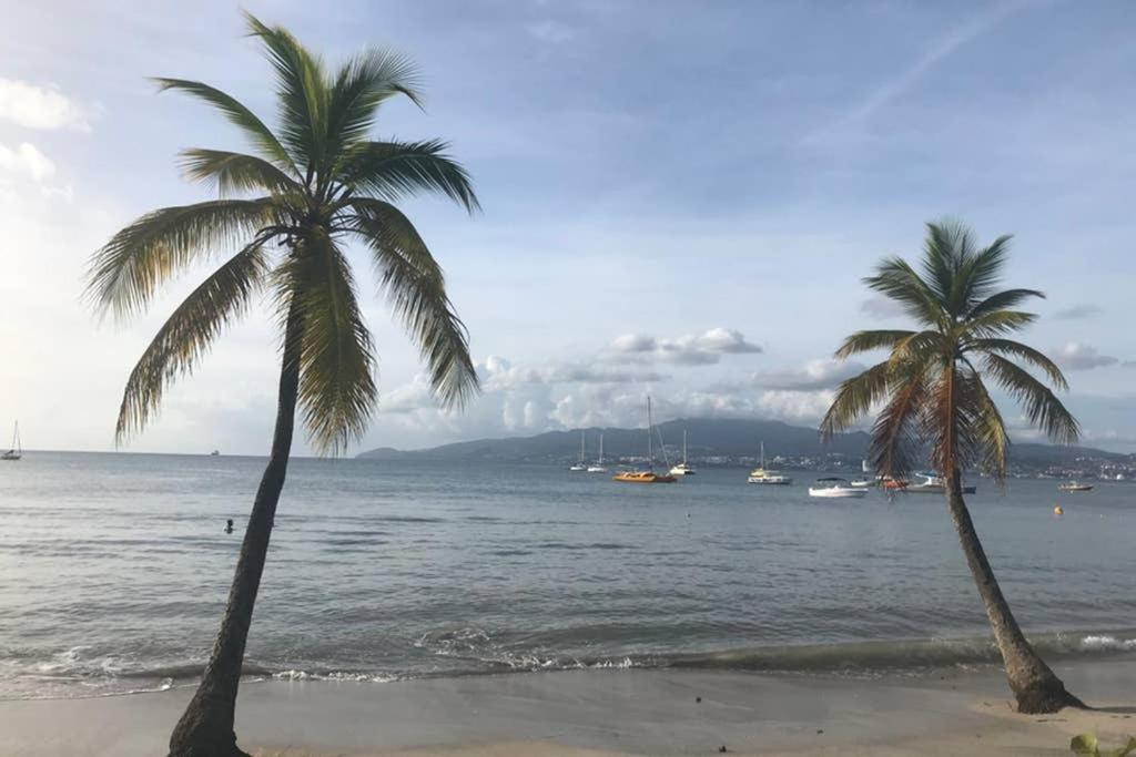 Appartement en résidence 50m plage Les Trois-Ilets Extérieur photo